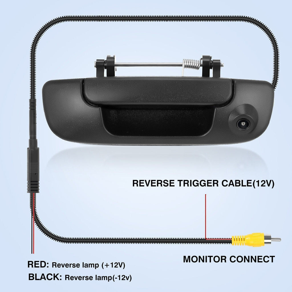 !55276237AA Tailgate Handle Backup Camera For 2002-2008 Dodge Ram 1500 2500 3500