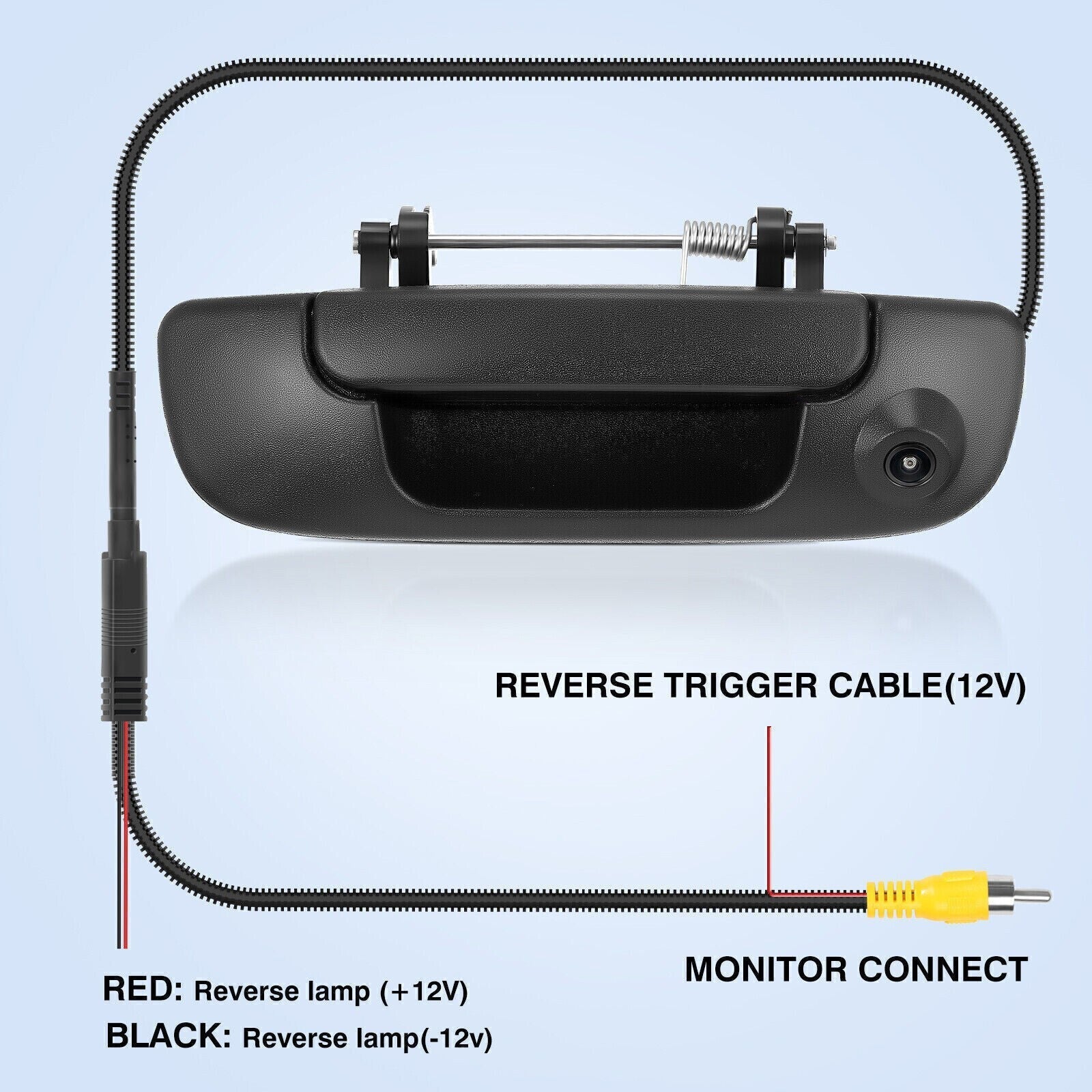 !55276237AA Tailgate Handle Backup Camera For 2002-2008 Dodge Ram 1500 2500 3500
