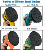 5 Inch 125mm 8 Hole Orbital Sander Replacement Spare Base Sanding Backing Pad