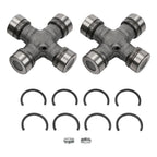 2x Premium Driveshaft Universal Joints Pair Front / Rear Moog 534G Greaseable