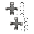2x Premium Driveshaft Universal Joints Pair Front / Rear Moog 534G Greaseable