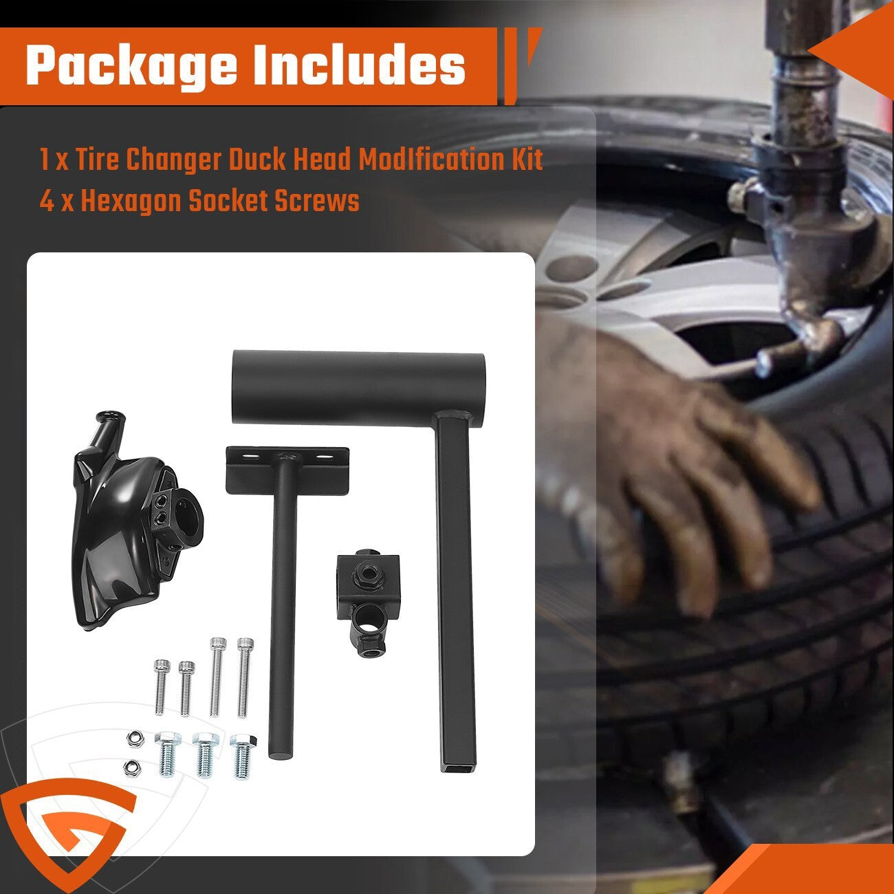 For Harbor Freight Manual Tire Changer Duck Head Modification Kit w/Duck Head US