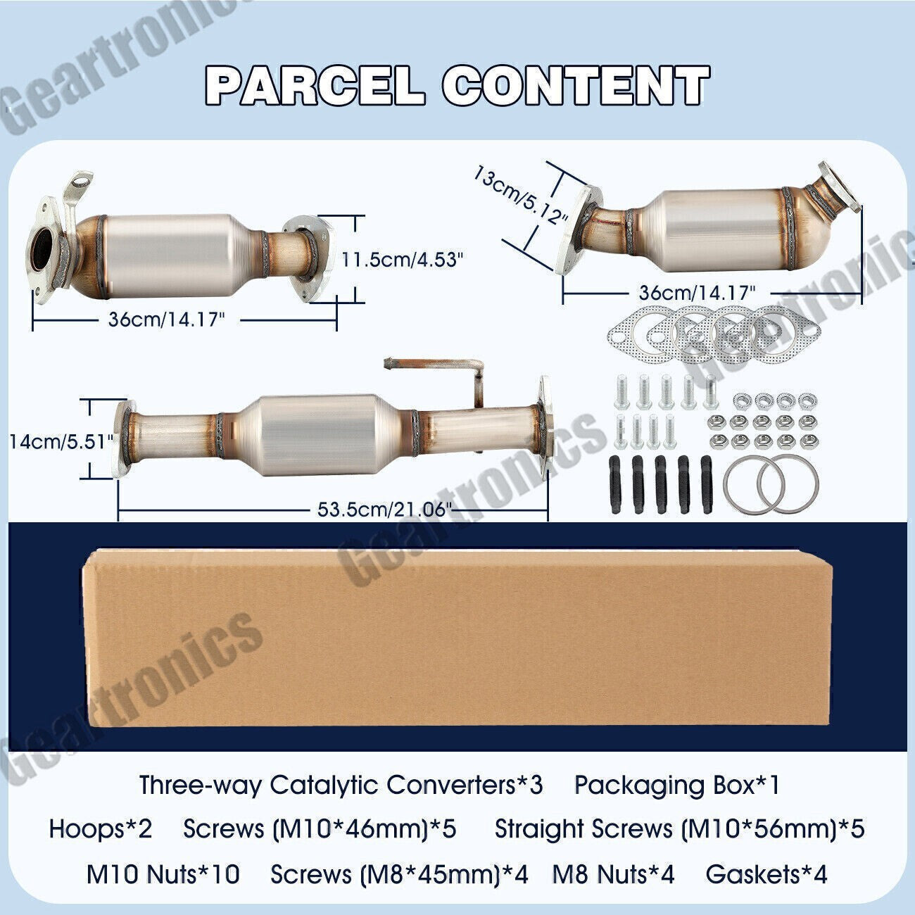 Catalytic Converter Set Fit 2009-2017 Chevy Traverse 3.6L 08-17 Buick Enclave
