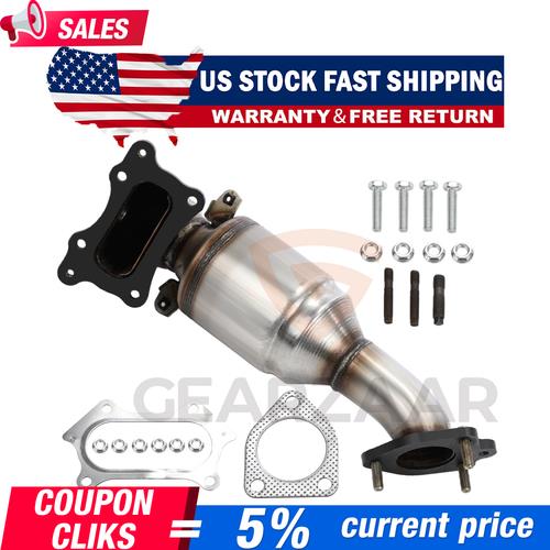 EPA Front Exhaust Catalytic Converter Kit - For 2013 2014-2017 Honda Accord 2.4L