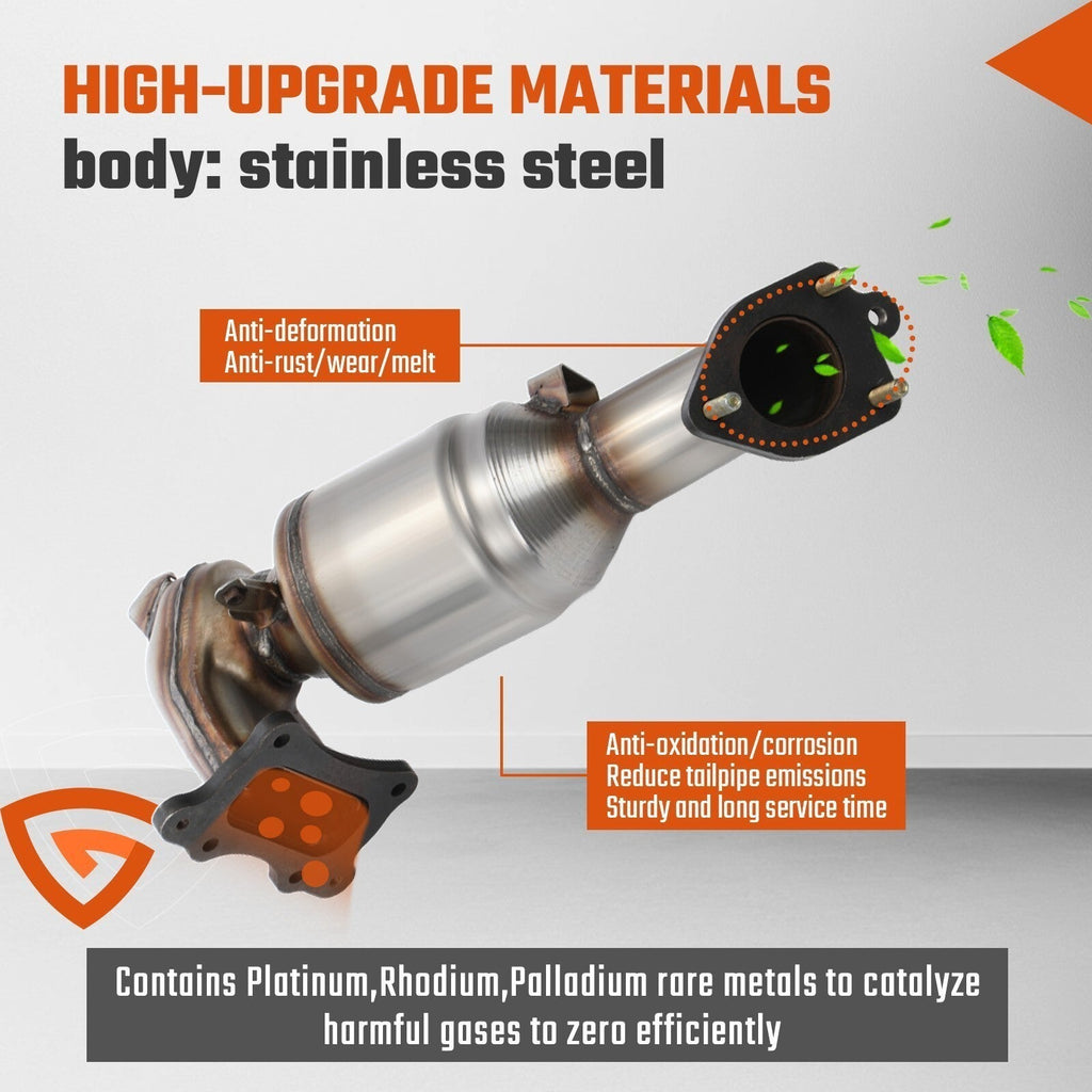 EPA Front Exhaust Catalytic Converter Kit - For 2013 2014-2017 Honda Accord 2.4L