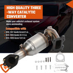 EPA Front Exhaust Catalytic Converter Kit - For 2013 2014-2017 Honda Accord 2.4L