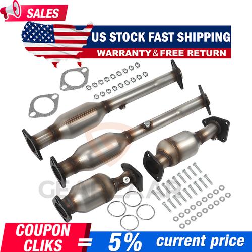 EPA Catalytic Converter Set For 2005-2018 Nissan Pathfinder Xterra Frontier 4.0L