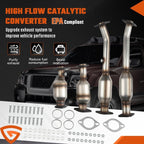 EPA Catalytic Converter Set For 2005-2018 Nissan Pathfinder Xterra Frontier 4.0L