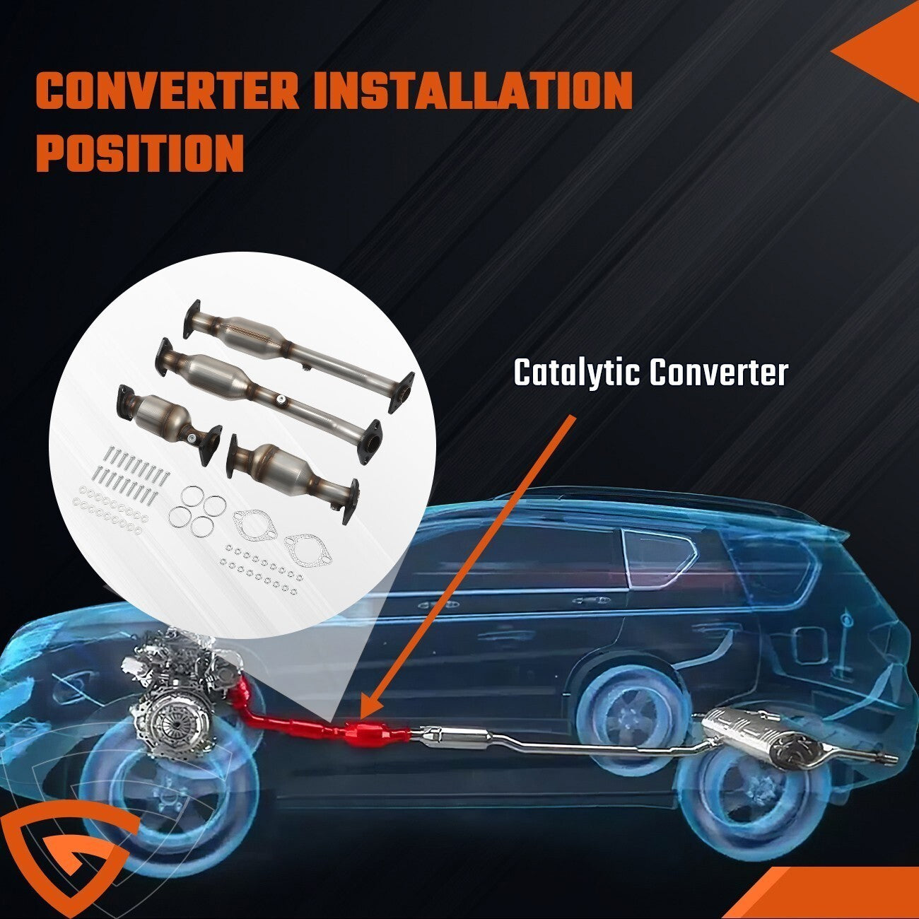 EPA Catalytic Converter Set For 2005-2018 Nissan Pathfinder Xterra Frontier 4.0L