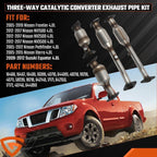 EPA Catalytic Converter Set For 2005-2018 Nissan Pathfinder Xterra Frontier 4.0L