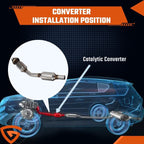 EPA Catalytic Converter Kit For Toyota Corolla Matrix 1.8L 2003-2008 Direct-Fit