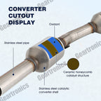 Catalytic Converter w/O2 Sensor For 2009 10-2013 Toyota Corolla 1.8L Direct Fit