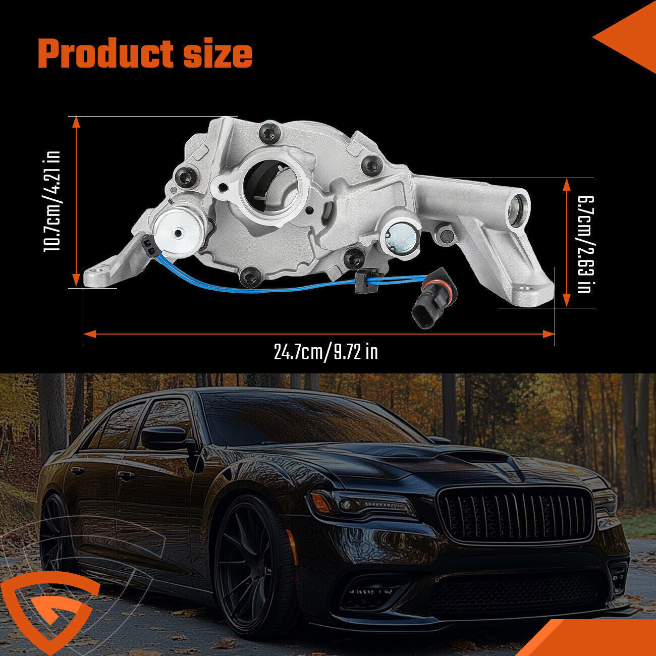 Engine Oil Pump for 11-23 Chrysler 300 Dodge Jeep Ram Volkswagen 3.6L 68252670AP