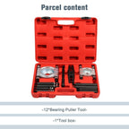12PCS Heavy Duty Bearing Separator Removal Tool Kit Wheel Hub Axle Puller - Set