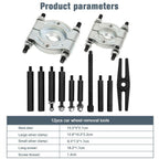 12PCS Heavy Duty Bearing Separator Removal Tool Kit Wheel Hub Axle Puller - Set