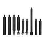 12PCS Heavy Duty Bearing Separator Removal Tool Kit Wheel Hub Axle Puller - Set