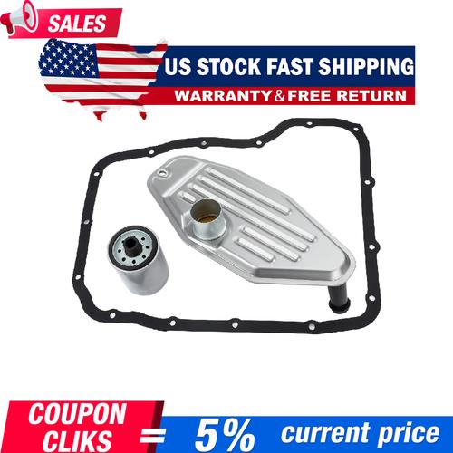 Transmission Fluid Filter Gasket Kit 5013470AC For Dodge Ram 1500 45RFE Yfnejesq