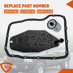 Transmission Fluid Filter Gasket Kit 5013470AC For Dodge Ram 1500 45RFE Yfnejesq