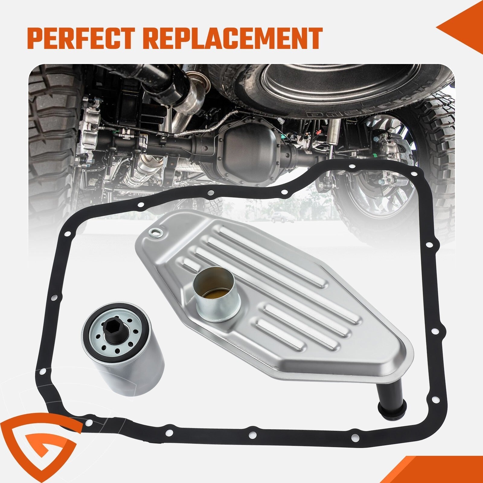 Transmission Fluid Filter Gasket Kit 5013470AC For Dodge Ram 1500 45RFE Yfnejesq