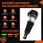 For Audi A8 S8 D4 4H Quattro Front Air Suspension Strut *4G0616039AB 2010 - 2018