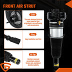 For Audi A8 S8 D4 4H Quattro Front Air Suspension Strut *4G0616039AB 2010 - 2018