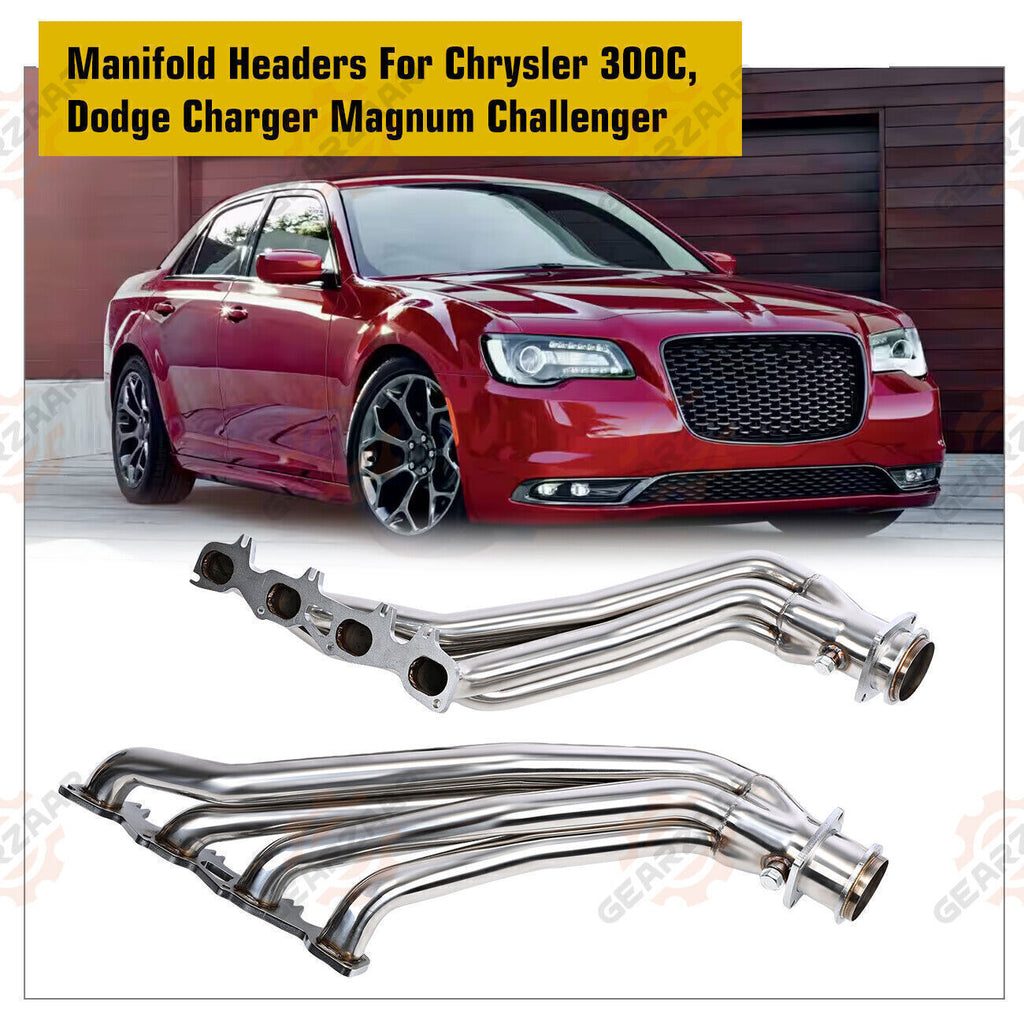 Stainless Exhaust Hearder For Chrysler 300C Dodge Charger Magnum Challenger 5.7L