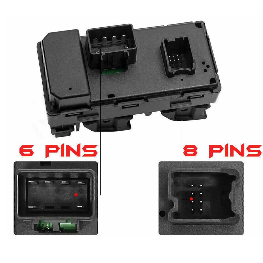 Master Power Window Switch Fits 2007-2014 Chevrolet Silverado GMC Sierra Driver!