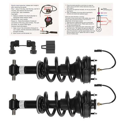 Pair Front Shock Struts Assys For Escalade Tahoe GMC Sierra Denali 1500,84176631