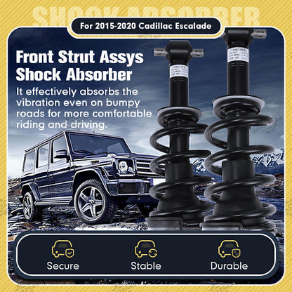 Pair Front Shock Struts Assys For Escalade Tahoe GMC Sierra Denali 1500,84176631