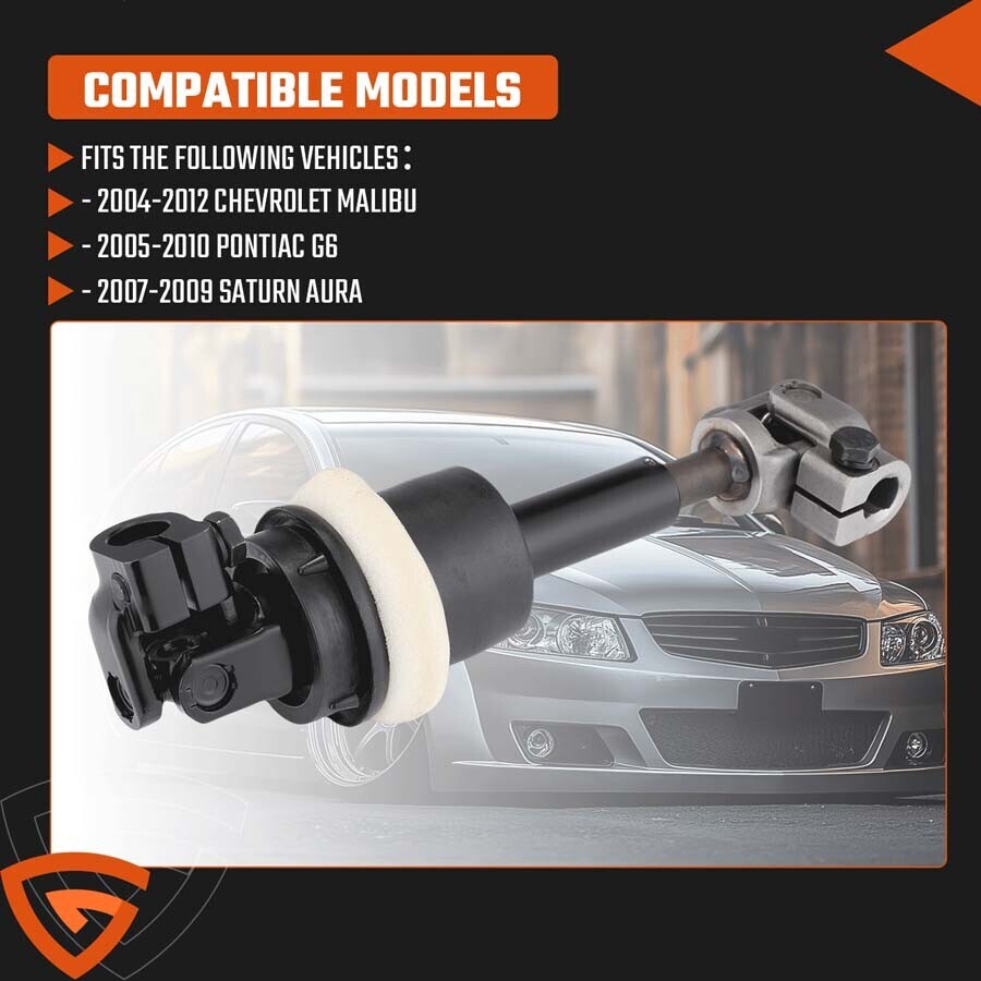 For Chevy Malibu Pontiac G6 04-12 Intermediate Steering Shaft 425-156 19178081