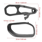 For 2019-2023 Dodge Ram 1500 DT Front Black Tow Hooks Left +Right w/Hardware Kit