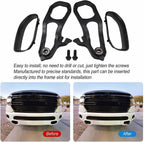 For 2019-2023 Dodge Ram 1500 DT Front Black Tow Hooks Left +Right w/Hardware Kit