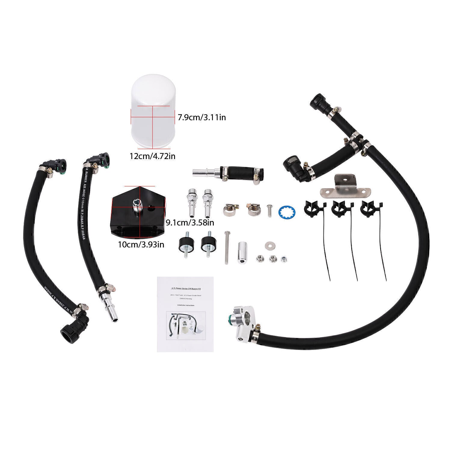 For Ford 6.7L 2011 -22 Powerstroke Disaster Prevention Bypass Kit Gen2.1 CP4.2