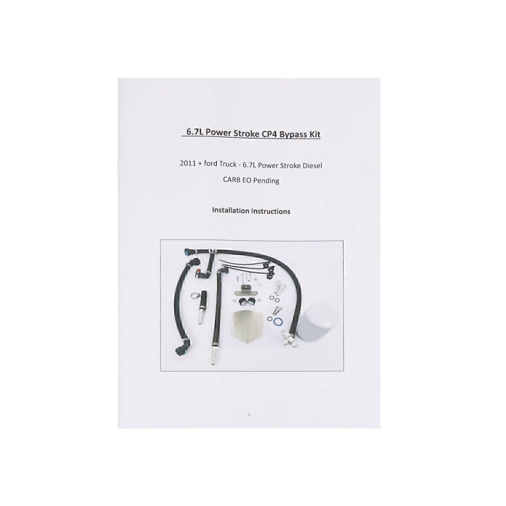 Gen2.1 CP4.2 Disaster Bypass Set Fit For 2011-2022 Ford 6.7L Powerstroke Diesel