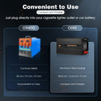 Power Inverter 2000W 4000W 12V DC to 110V 120V AC LCD Cable Car Boat RV D Auto