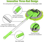 Adjustable Telescopic Car Wash Brush Kit Mop Long Handle Vehicle Cleaning Tool -