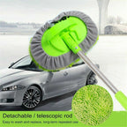 Adjustable Telescopic Car Wash Brush Kit Mop Long Handle Vehicle Cleaning Tool -
