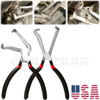 2x Electrical Disconnect Pliers Fuel Line Petrol Clip Pipe Pliers Repair Tools