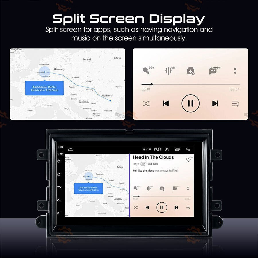 FOR FORD F150 2004-2008 7" ANDROID CARPLAY CAR STEREO RADIO GPS NAV WIFI BT | US