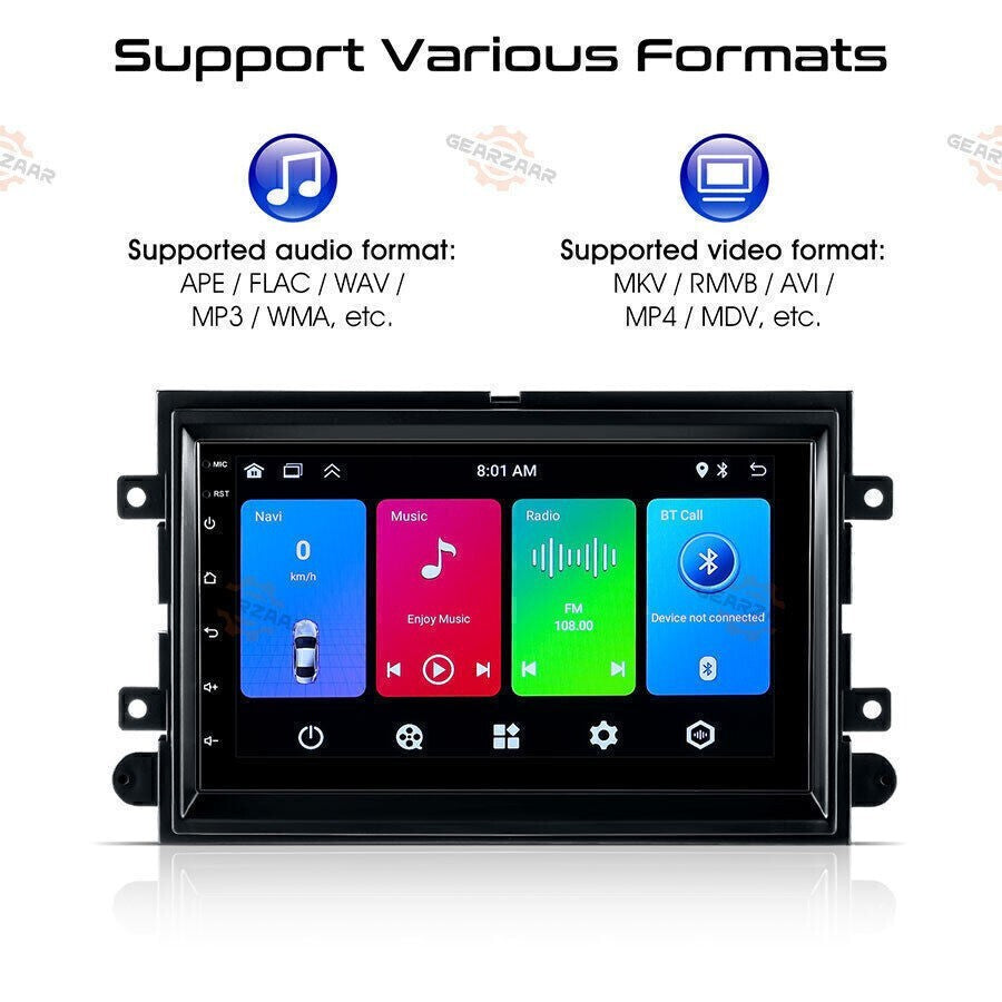 FOR FORD F150 2004-2008 7" ANDROID CARPLAY CAR STEREO RADIO GPS NAV WIFI BT | US