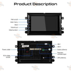 FOR FORD F150 2004-2008 7" ANDROID CARPLAY CAR STEREO RADIO GPS NAV WIFI BT | US