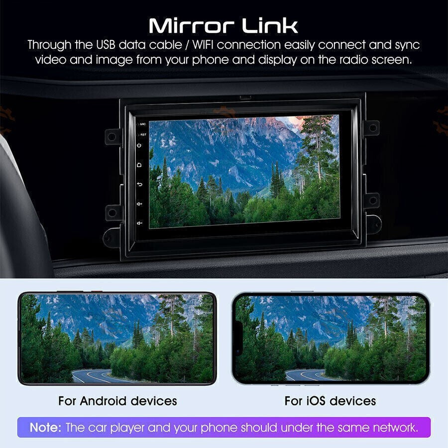 FOR FORD F150 2004-2008 7" ANDROID CARPLAY CAR STEREO RADIO GPS NAV WIFI BT | US