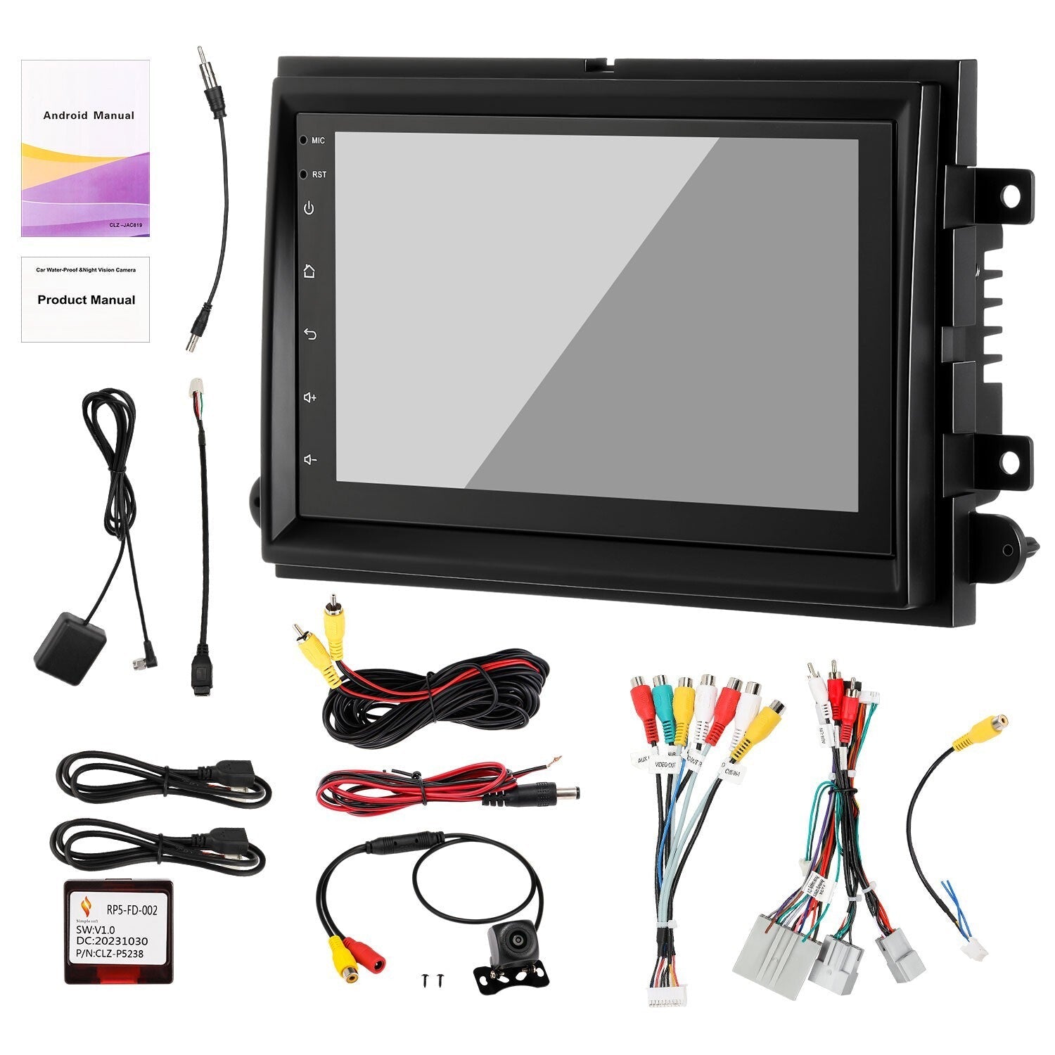 FOR FORD F150 2004-2008 7" ANDROID CARPLAY CAR STEREO RADIO GPS NAV WIFI BT | US