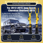 2 Front Shock Struts w/ Electric For Jeep Grand Cherokee Overland SRT8 2012-2015