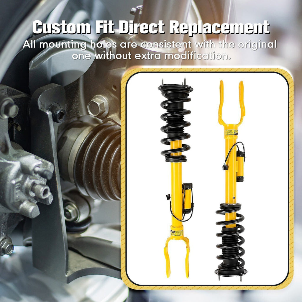 2 Front Shock Struts w/ Electric For Jeep Grand Cherokee Overland SRT8 2012-2015
