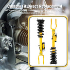 2 Front Shock Struts w/ Electric For Jeep Grand Cherokee Overland SRT8 2012-2015