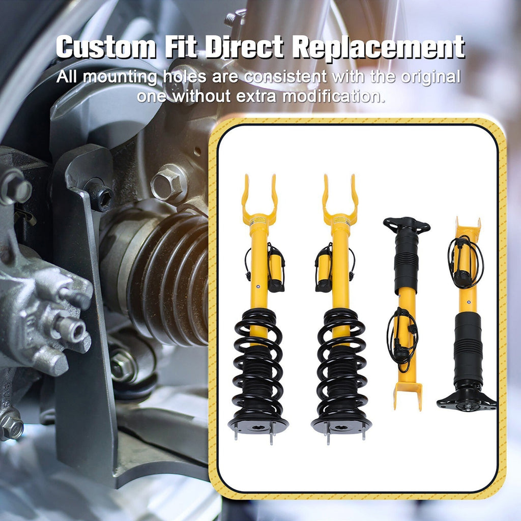 4x For Jeep Grand Cherokee SRT SRT8 Front &Rear Shock Struts Assembly 2012-2015