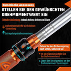 Torque Wrench tool 1/4" Drive 2-20Nm Bicycle Ratchet Adjustable w/Box Calibrated