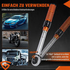 Torque Wrench tool 1/4" Drive 2-20Nm Bicycle Ratchet Adjustable w/Box Calibrated