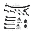 14pc Complete Front Suspension Kit Fit for Chevy Blazer S10 and GMC Jimmy 2WD